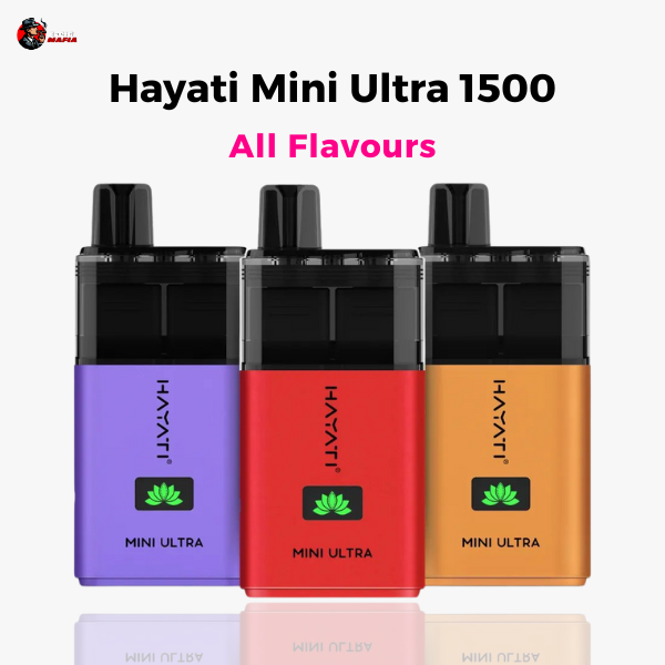 Hayati Mini Ultra 1500 Disposable Vape - All Flavours