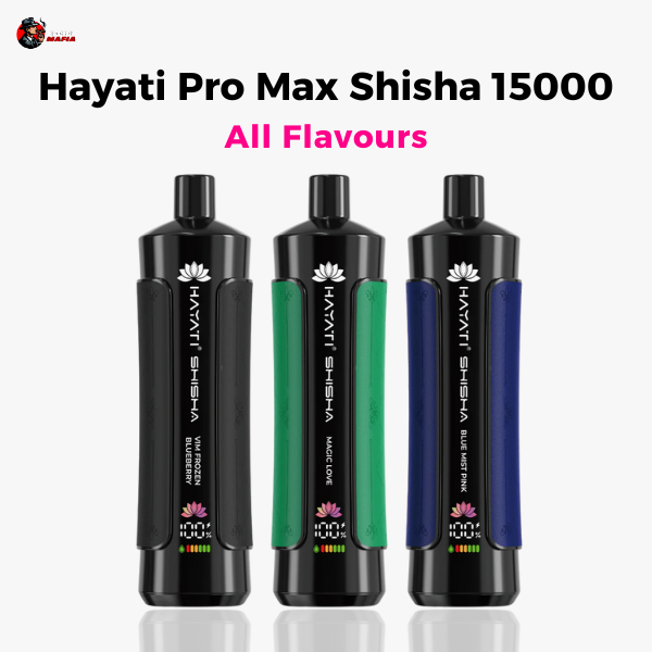 Hayati Pro Max Shisha 15000 Puffs Disposable Vape