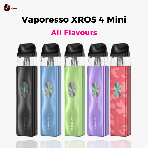 Vaporesso XROS 4 Mini Pod Vape Kit - All Flavours