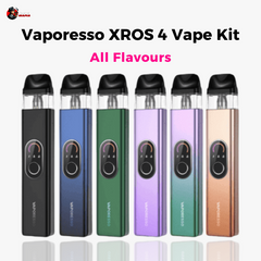 Vaporesso XROS 4 Pod Vape Kit - All Flavours